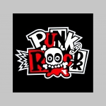 Punk rock čierne trenírky BOXER s tlačeným logom, top kvalita 95%bavlna 5%elastan